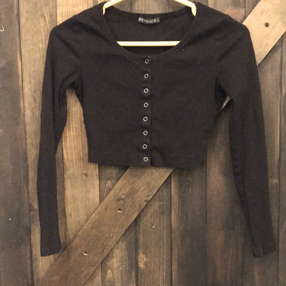 Long Sleeve Crop Top